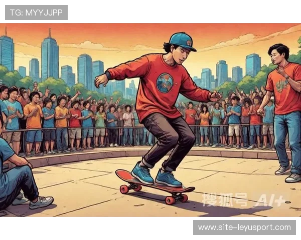 _光影街头滑板：城市夜跑的时尚新风潮_，滑板夜景